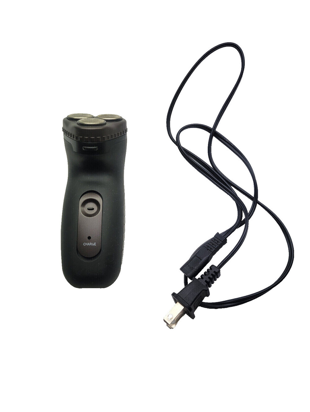 Vivitar 3 Head Rechargeable Soft Touch Grip Rotary Shaver Black  PG-V002